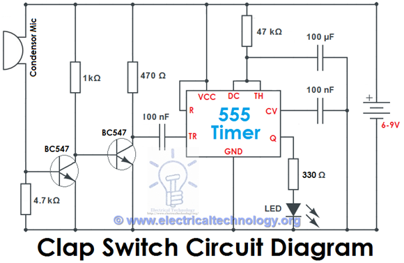 clap-switch circuit