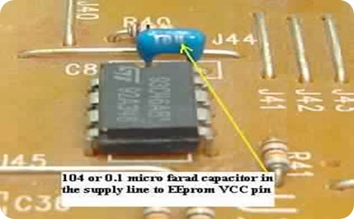 capacitor remove noise